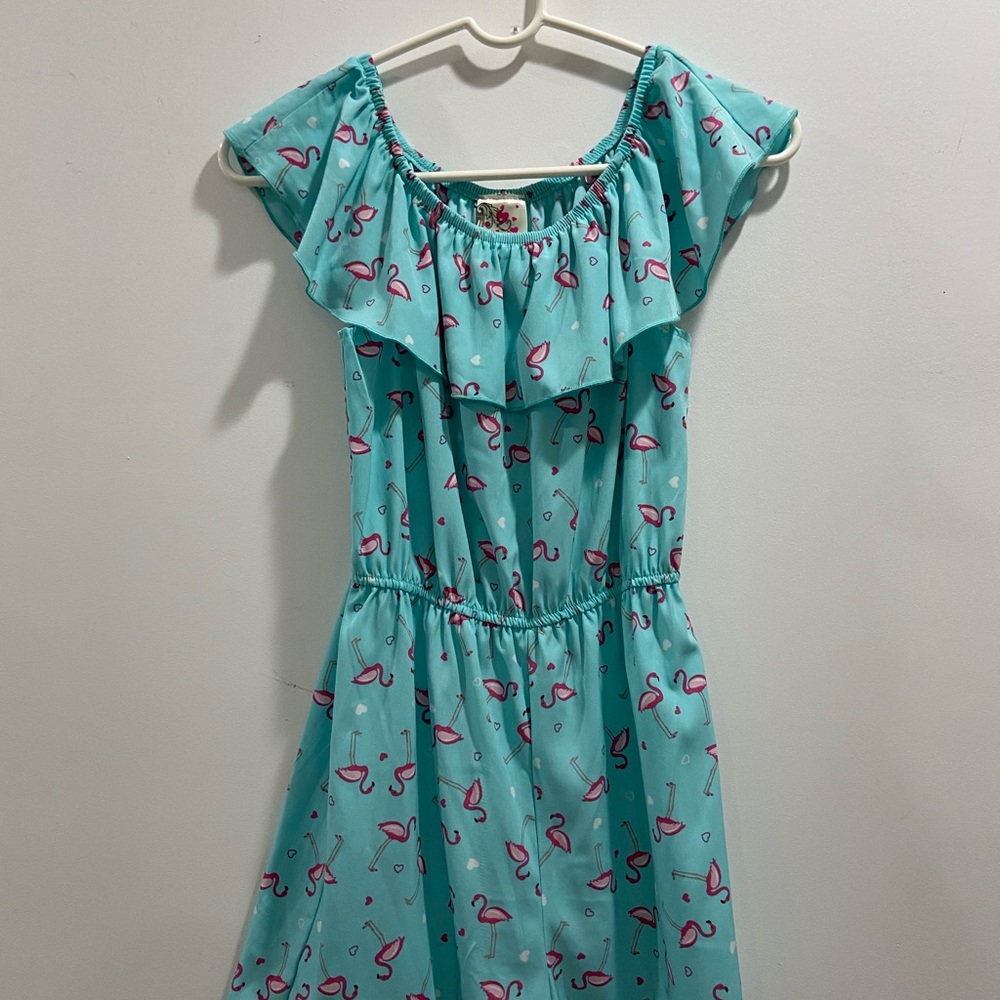 Adorable flamingo romper